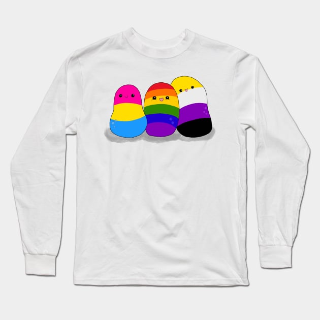 100% A Queer Potato Long Sleeve T-Shirt by Annabelle Lee Designs